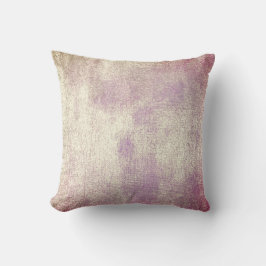 Blush Paarse Goud Minimal Painting Pastel Blush Kussen
