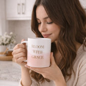 Blush Painted Bloom Classic Mug, 11 oz Koffiemok