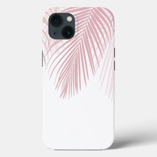 Blush Palm Leaves Finesse 2 #tropisch #kunst Case-Mate iPhone Case (Achterkant)