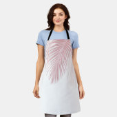 Blush Palm Leaves Finesse 2 #tropisch #kunst Schort (Gedragen)