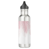 Blush Palm Leaves Finesse 2 #tropisch #kunst Waterfles (Links)