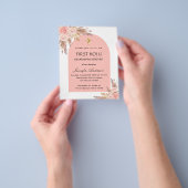 Blush pampas first communautarisering flyer (Hand)