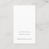 Blush parellederen textuur Veroorbaar beeldscherm Visitekaartje (Achterkant)