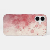 Blush particle fade iPhone 16 hoesje (Achterkant horizontaal)