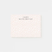 Blush | Pastel Leopard Print op maat Post-it® Notes (Voorkant)