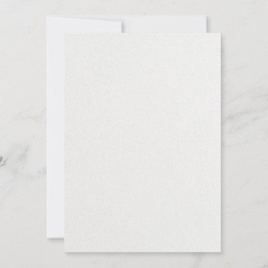 Blush Peach Botanical Simple Weduwen Uitnodiging (Achterkant)