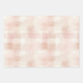 Blush Peach Cream Tulips Flowers Inpakpapier Vel (Voorkant 3)