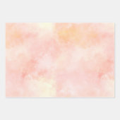 Blush Peach Giraffe Inpakpapier Vel (Voorkant 3)