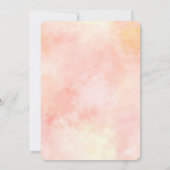 Blush Peach Giraffe Kaart (Achterkant)