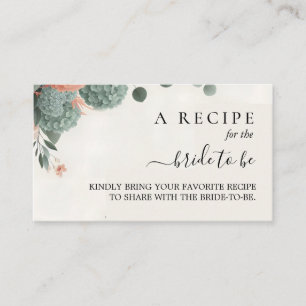 Blush Peach Mint Moss Sage Groen Vrijgezellenfeest Informatiekaartje