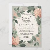 Blush Peach Mint Moss Sage Groen Vrijgezellenfeest Kaart (Voorkant)