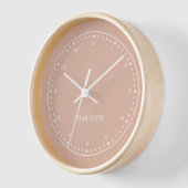 Blush Peach | Modern Name Stylish Trendy Taupe (Hoek)