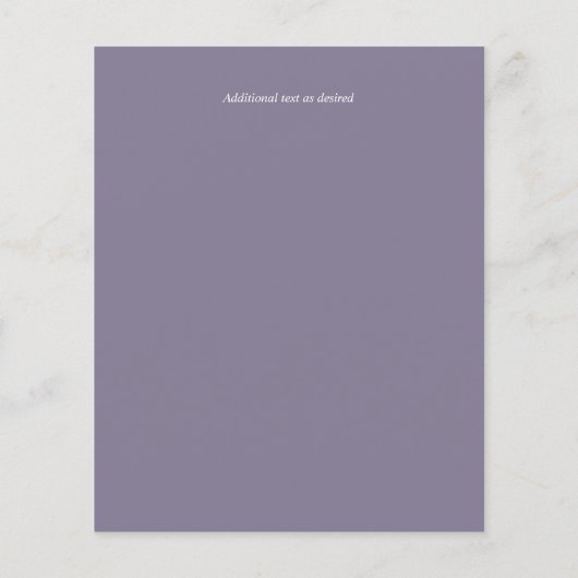 Blush Peach PEONIES Blue Wedding Invite BUDGET (Achterkant)