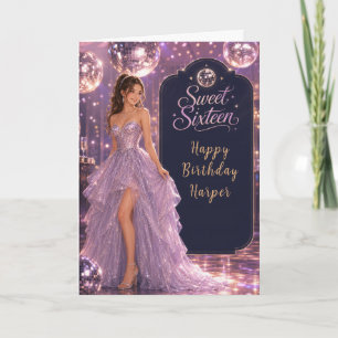 Blush Peach Sweet 16 Prinsessen Tuin Kaart