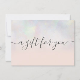 Blush pearl nacre ombre gift certificate