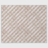 Blush Pearl Shell Gold Glitter Mermaid Cadeaupapier (Vlak)