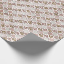 Blush Pearl Shell Gold Glitter Mermaid