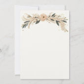 Blush Pearls en Prosecco Vrijgezellenfeest Kaart (Achterkant)