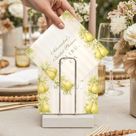 Blush Peer Perfect Paar Bruiloftsfeest Servet