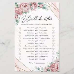 Blush peonies eucalyptus gold zou ze liever hebben