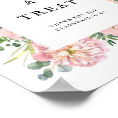 Blush Peonies Hydrangea Eucalyptus Favors Poster (Hoek)