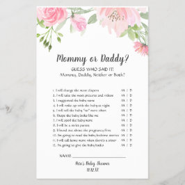 Blush Peonies mama of papa Game Flyer