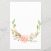 Blush Peonies raden de juiste prijs Flyer (Achterkant)