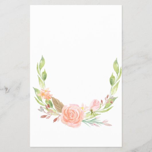 Blush Peonies raden de juiste prijs Flyer (Achterkant)