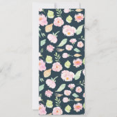 Blush Peonies ⎥ Weddenschap Kaart (Achterkant)