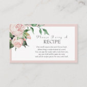 Blush Peony Recipe Enclosure Kaart (Voorkant)
