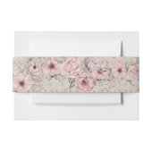  Blush Peony Wedding Uitnodigingen Wikkel (Voorkant Voorbeeld)