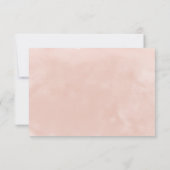 Blush Perfectie: Burgundy Blush Floral Waterverf Save The Date (Achterkant)