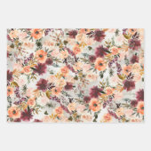 Blush perforatie en vlinderwijn inpakpapier vel (Voorkant)