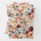 Blush perforatie en vlinderwijn inpakpapier vel (In situ)