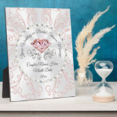 Blush Personal douche Gift Ideeën for the Bride Fotoplaat (Zijkant)