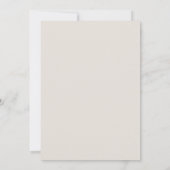 Blush Perzik Celadon Krans Bruiloft Kaart (Achterkant)