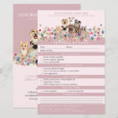 Blush Pet Sitter Groomer Dogs (Voorkant / Achterkant)