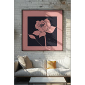 Blush petal beauty poster