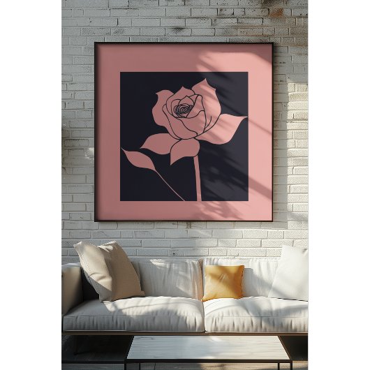 Blush petal beauty poster