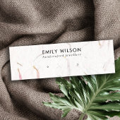 BLUSH PETAL HANDGEMAAKTE PAPIEREN STUD OORBEL DISP MINI VISITEKAARTJE