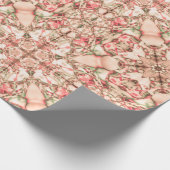 Blush Petal Lattice Cadeaupapier (Hoek)