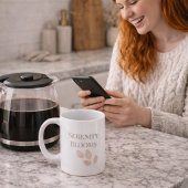 Blush Petal Script Classic Mug, 11 oz Koffiemok
