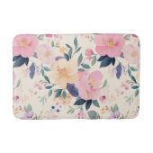 Blush Petal Serenity Floral Botanical Pink Badmat (Voorkant)