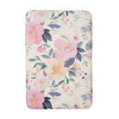 Blush Petal Serenity Floral Botanical Pink Badmat (Voorkant Verticaal)