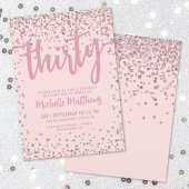 Blush Pink 30e verjaardag Kaart