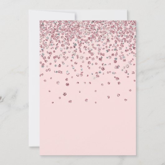 Blush Pink 90e verjaardag Kaart (Achterkant)