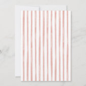 Blush Pink A Baby is het brouwen van High Tea Baby Kaart (Achterkant)