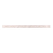 Blush Pink "A gift From" Personalized Name Ribbon Satijnen Lint (Voorkant)