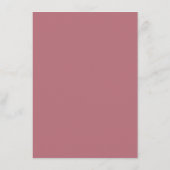  Blush Pink Agate Modern bruiloft details Informatiekaartje (Achterkant)