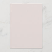  Blush Pink Agate Modern bruiloft details Informatiekaartje (Achterkant)
